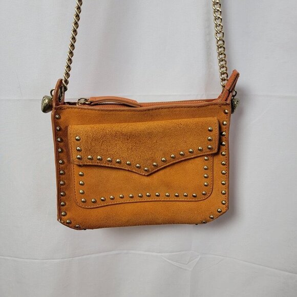 Zara Woman Suede Crossbody Purse - Fun and Colorful Take on Moto Style - Picture 2 of 15